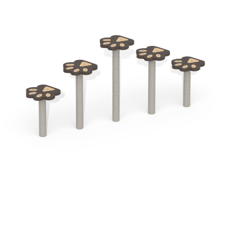 Препятствие для собак Дорожка пеньков 124.07.00