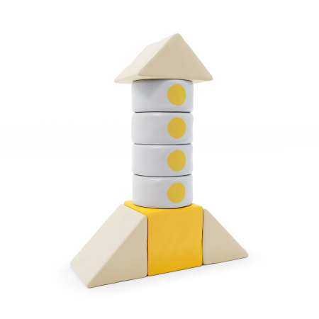 Мягкий игровой комплекс Romana «Ракета» (pastel)