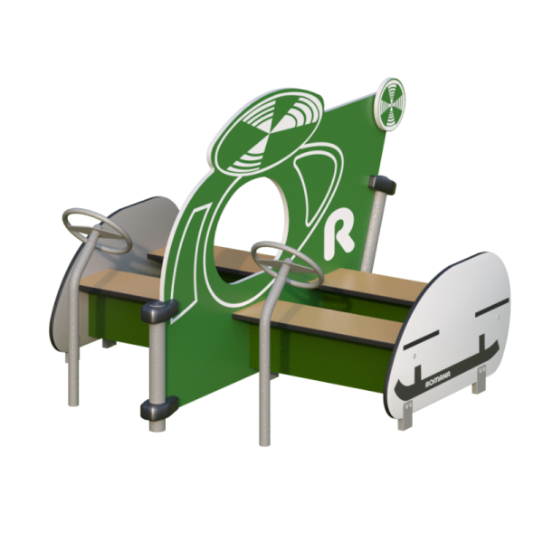 Игровое оборудование Romana 057.66.10 (зеленый/бежевый/серый) (бетонирование)