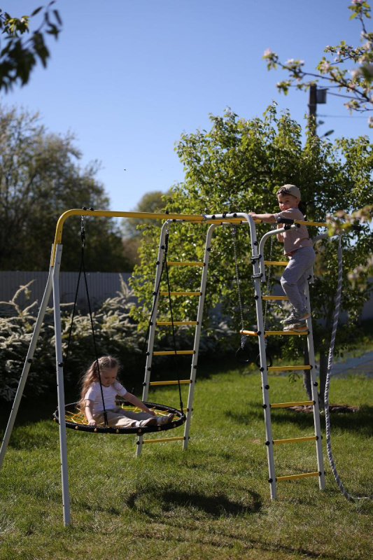 Детский спортивный комплекс для дачи ROMANA Веселая лужайка - 2 в Владикавказе ВИНКО