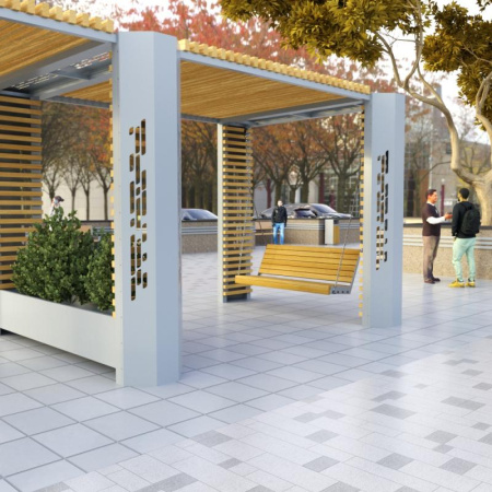 Навес Тип 1 "Акварель"