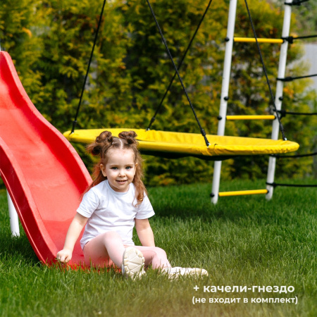 Детский спортивный комплекс для дачи ROMANA Богатырь Плюс 2 в Владикавказе ВИНКО