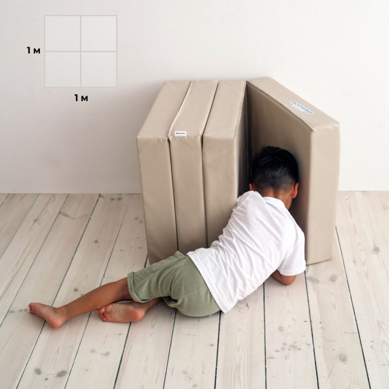 Мат (мягкий щит) Romana 1000*1000*100, в 4 сложения в Владикавказе ВИНКО