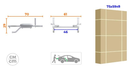 Dop2 Брусья навесные ROMANA
