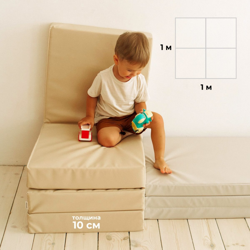 Мат (мягкий щит) Romana 1000*1000*100, в 4 сложения в Владикавказе ВИНКО