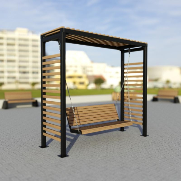 Парковые качели "Гранит" (Бетон)