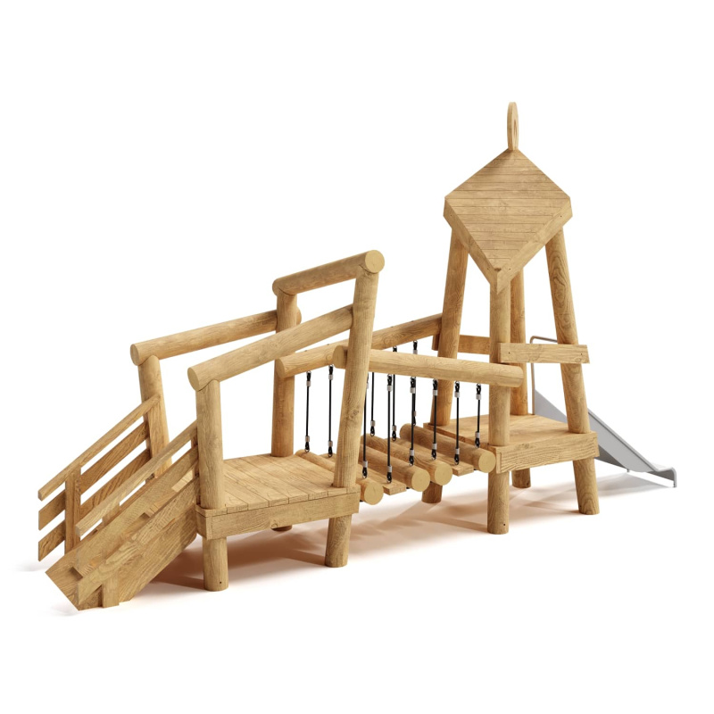 Игровой комплекс Мост с горкой ELMAF 314622 в Владикавказе ВИНКО