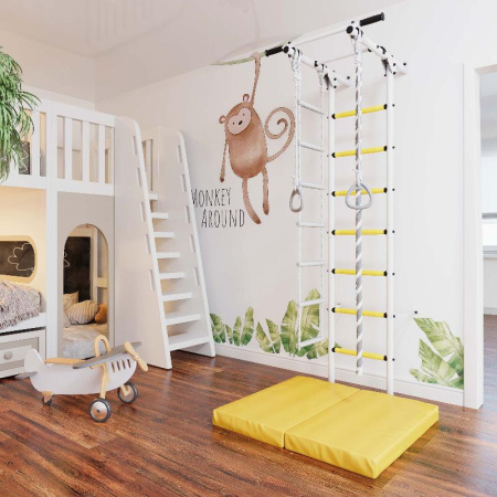 Шведская стенка DSK 1.0 (с желтыми ступенями)