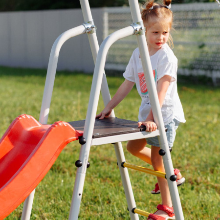 Дополнительный комплект с горкой к дачному комплексу ROMANA (для высоты балки качелей 2050 мм)