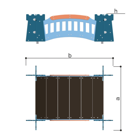 Мостик Романа 115.71.00 в Владикавказе ВИНКО