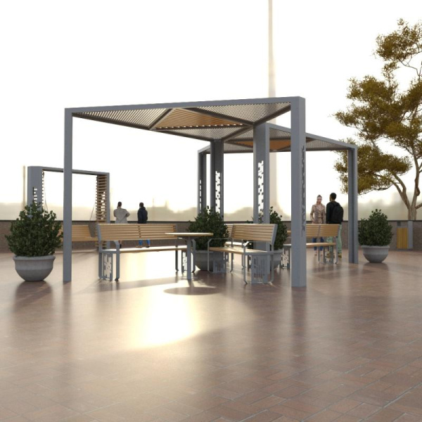 Навес "Акварель" Тип 3