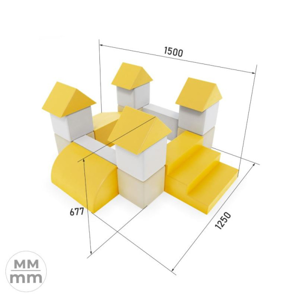 Мягкий игровой комплекс Romana «Форт»