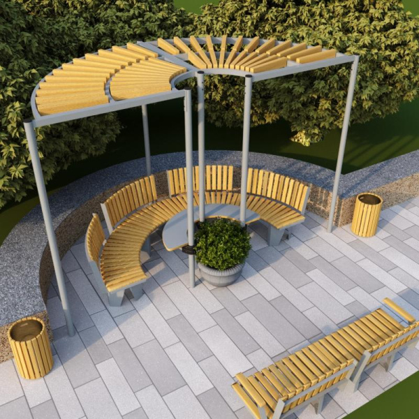 Навес "Меридиан" Тип 2