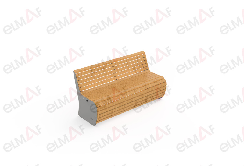 Скамейка со спинкой и USB зарядкой ELMAF 92009 в Владикавказе ВИНКО