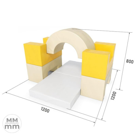 Мягкий спортивный модуль Romana «Дуга»