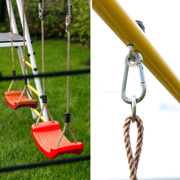 Детский спортивный комплекс для дачи ROMANA Богатырь Плюс 2 в Владикавказе ВИНКО