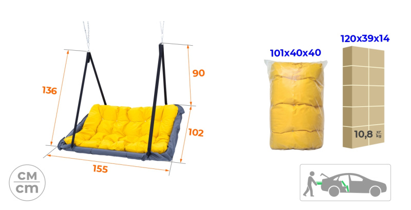 Диван Подвесной ROMANA в Владикавказе ВИНКО