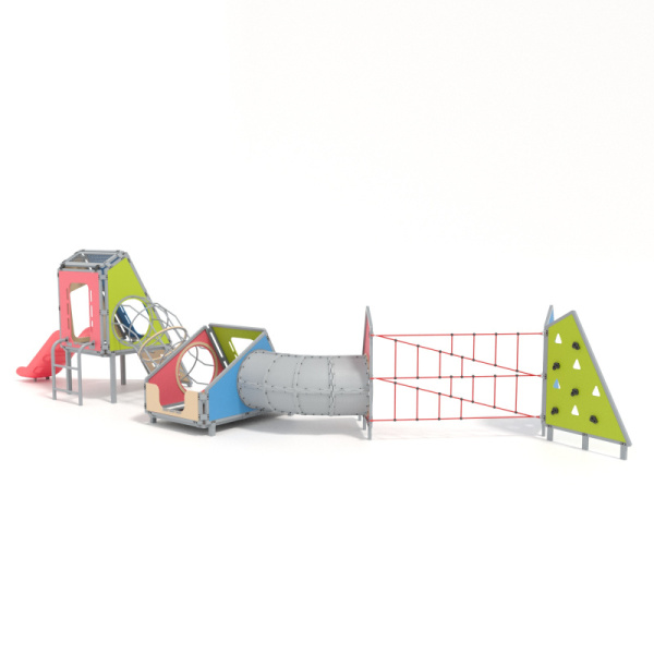Комплекс игровой детский 127.21.00 (цвет 1) (бетонирование)
