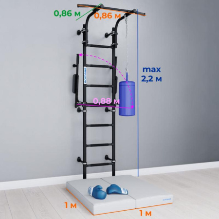 Шведская стенка ROMANA S10 Pro (Комплект №2)