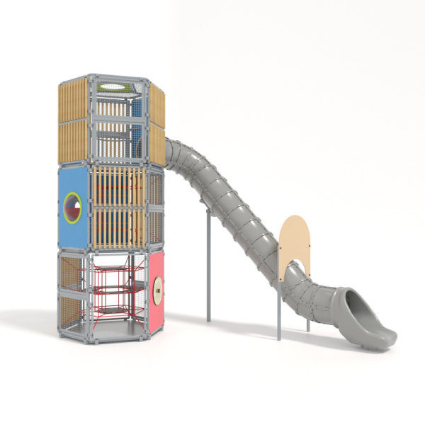 Комплекс игровой детский 127.12.00 (цвет 1) (бетонирование)