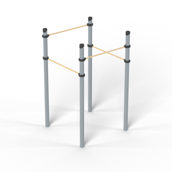 Спортивное оборудование Романа 501.06.01 (бежевый/серый) (бетонирование)