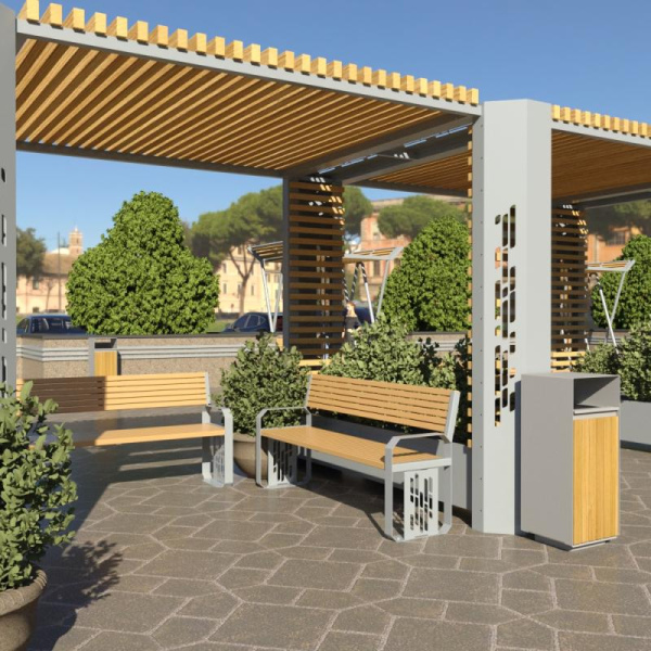 Навес "Акварель" Тип 1